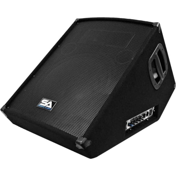 Seismic Audio SA-15MT-PW Speaker System, 350 W RMS, Black