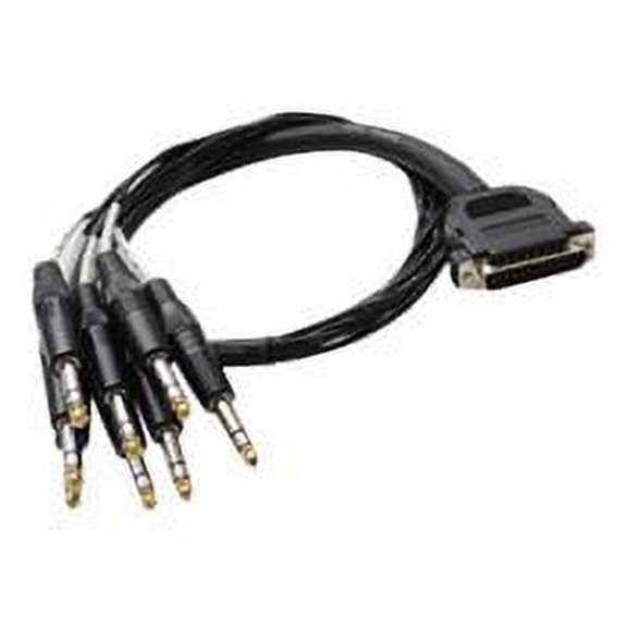 Seismic Audio DB25 to 8 Channel 1/4" TRS 3 Foot D-Sub Snake Cable Patch Bay Interface Modular - SA-DB8T3