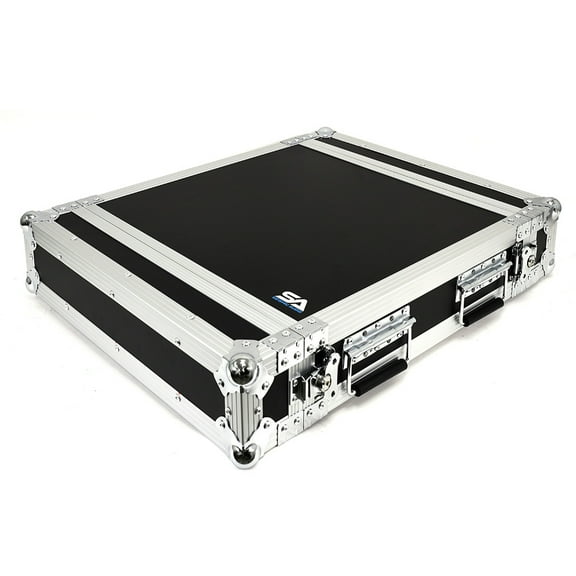 Seismic Audio - SA-PTR-2U - 2 Space Pro Audio DJ Road Rack Case - Pro Tour Grade 2U Vertical Amplifier Case