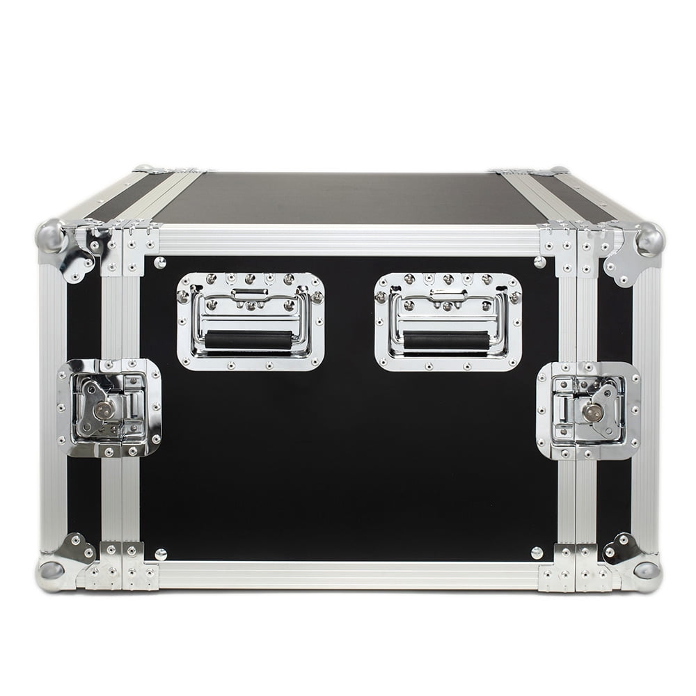 Seismic Audio - SA-PTR-8U - 8 Space Pro Audio DJ Road Rack Case - 8U ...