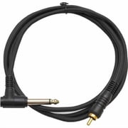 Seismic Audio SA-TSR5-R, Right Angle 1/4" TS to RCA Mono 5 Feet