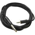 thumbnail image 1 of Seismic Audio SA-iERQM10, 1/8" (3.5mm) Stereo Male to 1/4" Male Patch Cable, 10 Foot, 1 of 3