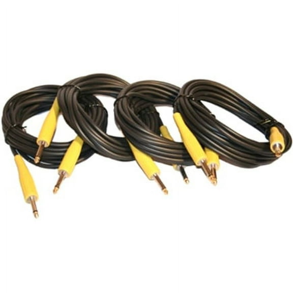 Seismic Audio SAGPC6-V, Pro Effects Pedal Board Cables, Variety Pack