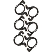 Seismic Audio SARAX1, 6 PACK of 1 Right Angle XLR Patch Cables