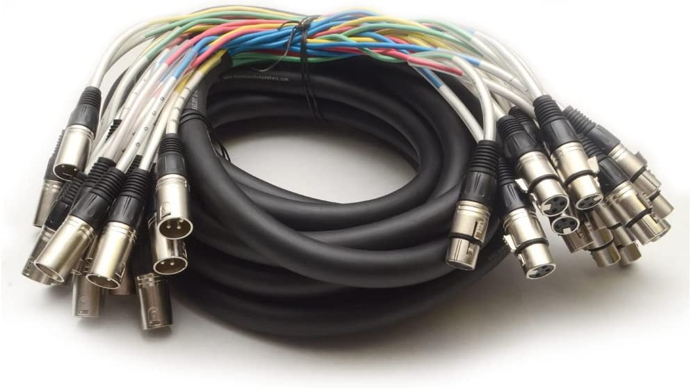 Seismic Audio SARLX16x25 16 Channel XLR Snake Cable 25 Feet Long
