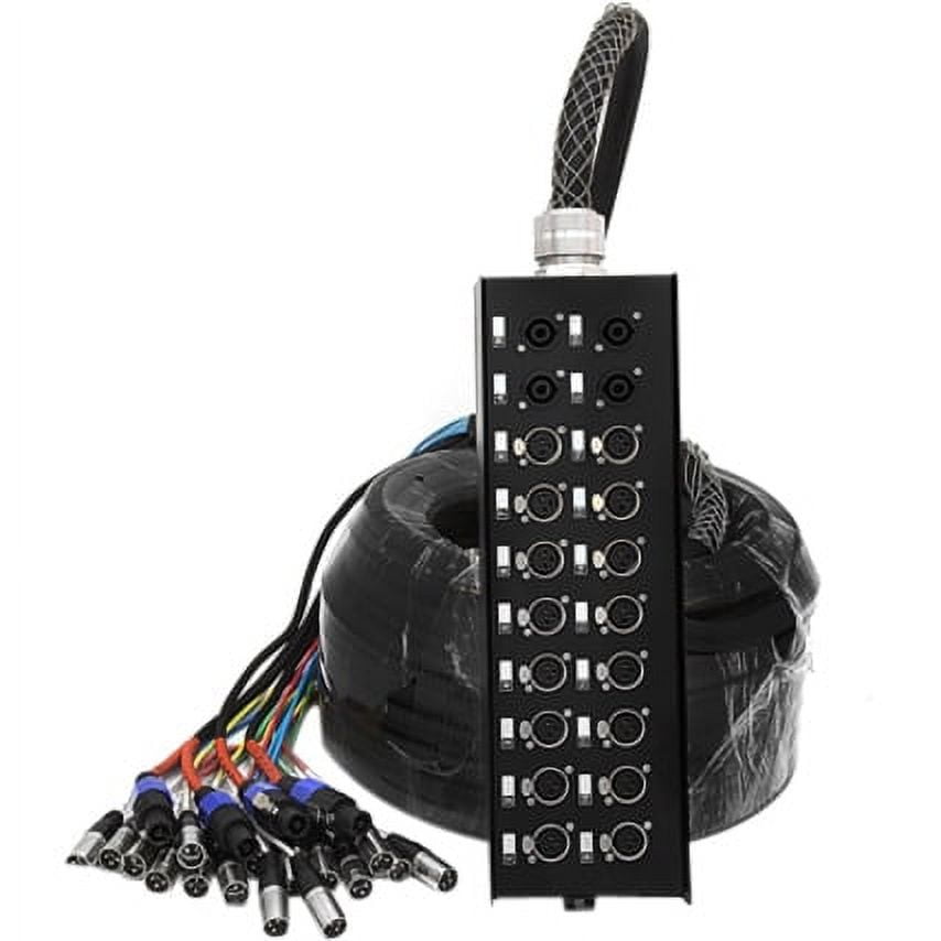Seismic Audio SASPS16x4x100, 16 Channel Powered Snake w/Speakon 100