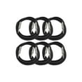 thumbnail image 1 of Seismic Audio SASTSX-10 - Audio cable - mono jack male to mono jack male - 3 m - shielded - black (pack of 6), 1 of 3
