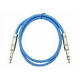 thumbnail image 1 of Seismic Audio SATRX-2 - Audio cable - stereo jack male to stereo jack male - 61 cm - shielded - blue, 1 of 3