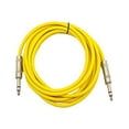 thumbnail image 1 of Seismic Audio  - Yellow 1/4" TRS 6' Patch Cable  Effects Yellow - SATRX-6Yellow, 1 of 3