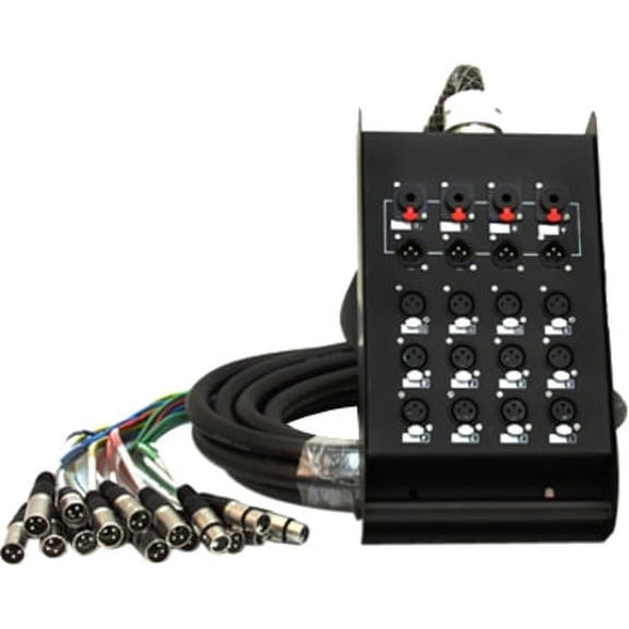 SAXQ-12x4x25 - 12 Channel 25' Snake Cable (XLR & TRS)