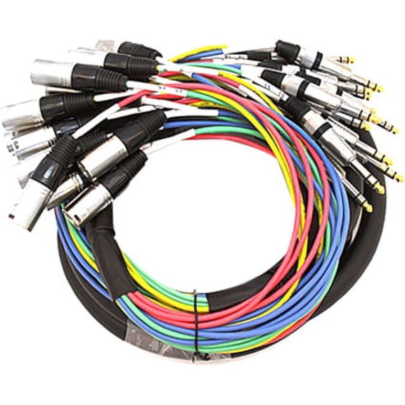 Seismic Audio SAXT-16x20M, 16 Channel 20' TRS to XLR Male