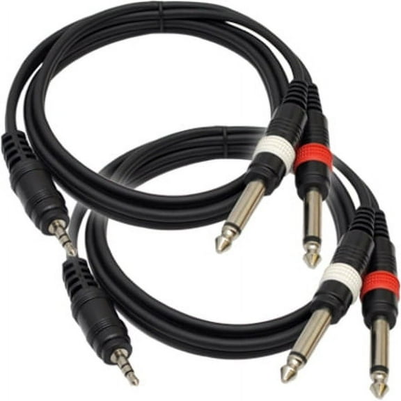 Seismic Audio SAiTSY3 6.35mm/Mini-phone Audio Cable
