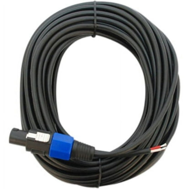 Seismic Audio SPRW50, Raw Wire to Speakon Speaker Cable 50'