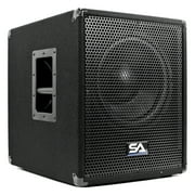 Seismic Audio - Shockwave-12 - Powered 12 Pro Audio/DJ Subwoofer Cabinet with Class D Amp 800 Watts