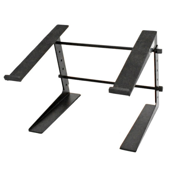 Seismic Audio Table Top or Desk Laptop Stand - Steel Rack - Laptop Keyboard Stand Black - COMS1