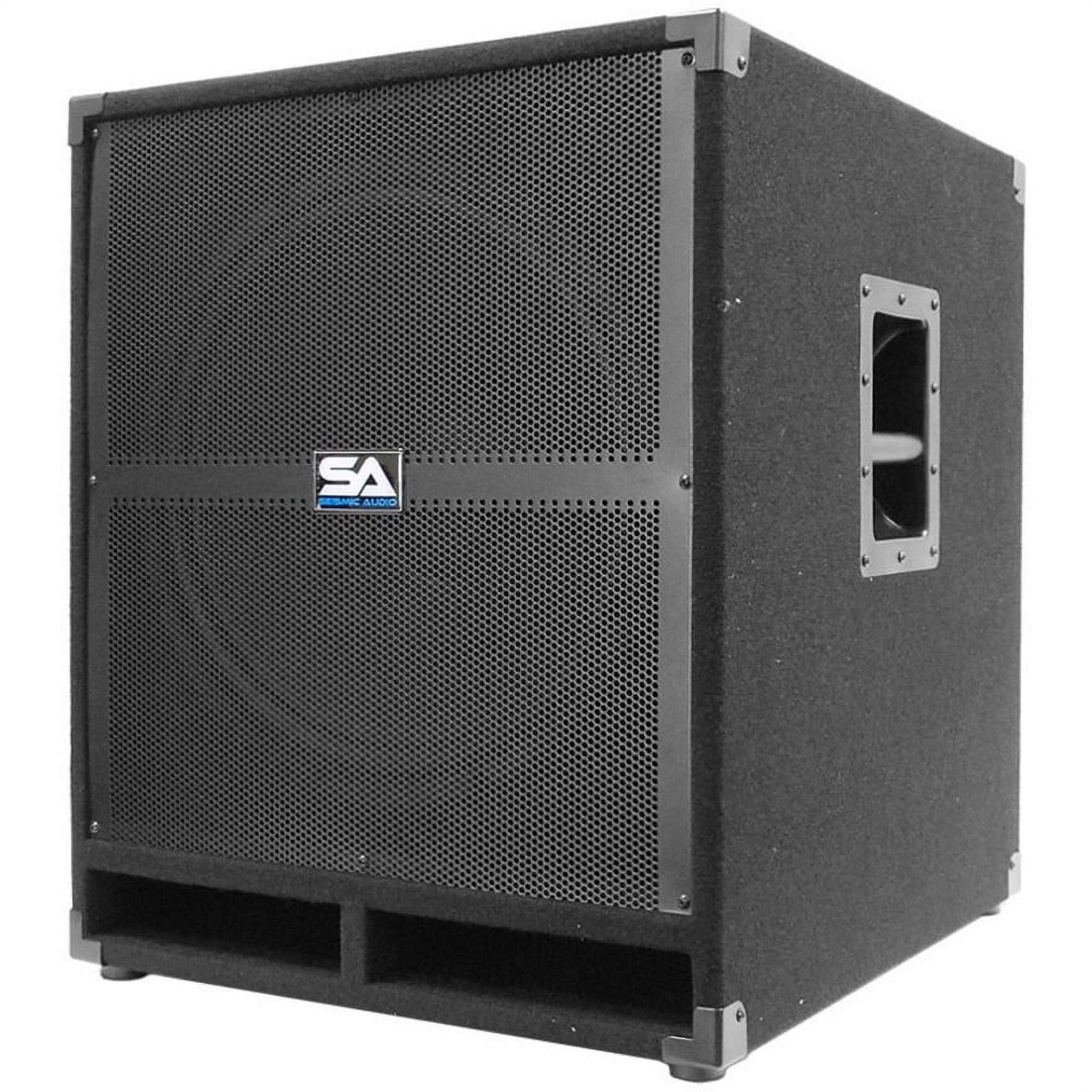 Seismic Audio Tremor 18 Subwoofer System, 500 W RMS, Black - image 1 of 6
