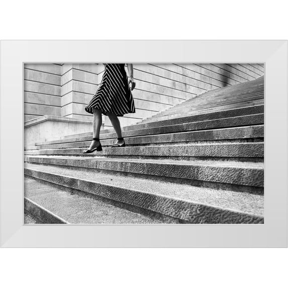 Seita, Milena 24x17 White Modern Wood Framed Museum Art Print Titled - Escape Myself