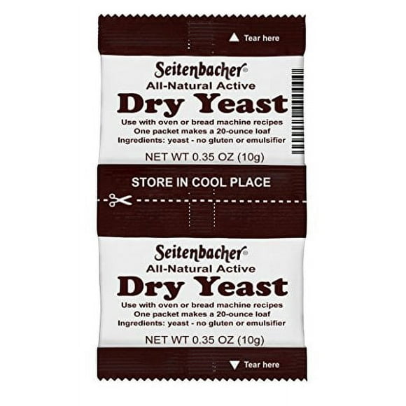 Seitenbacher Active Dry Yeast, 0.35 Ounce (Pack of 32)