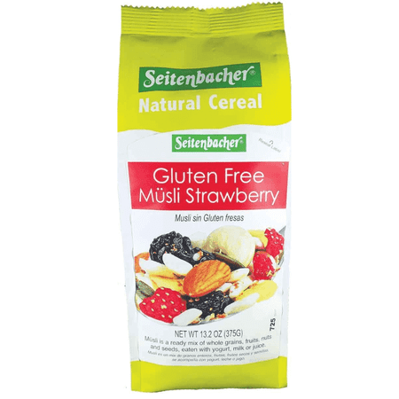 Seitenbacher Muesli #7 Gluten Free Muesli with Strawberries and Almonds 13.2oz