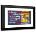 thumbnail image 1 of Seiter & Kappes Litho. Co. 18x13 Black Modern Framed Museum Art Print Titled - Is There a Red Cross Service Flag in Your Home, a Heart and a Dollar Are All You Need - Join the Red Cross (191, 1 of 5