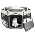 thumbnail image 1 of Seiyierr Dog Playpen, Portable Pet Play Pen Foldable Carrying Case, Puppy Pens Outsid for Small Cat Indoor/Outdoor, Removable Mesh Shade Cover, 1 of 3