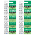 thumbnail image 1 of Seizaiken 377 SR626SW 1.55V 0%Hg Silver Oxide Watch Battery (10 Batteries), 1 of 5