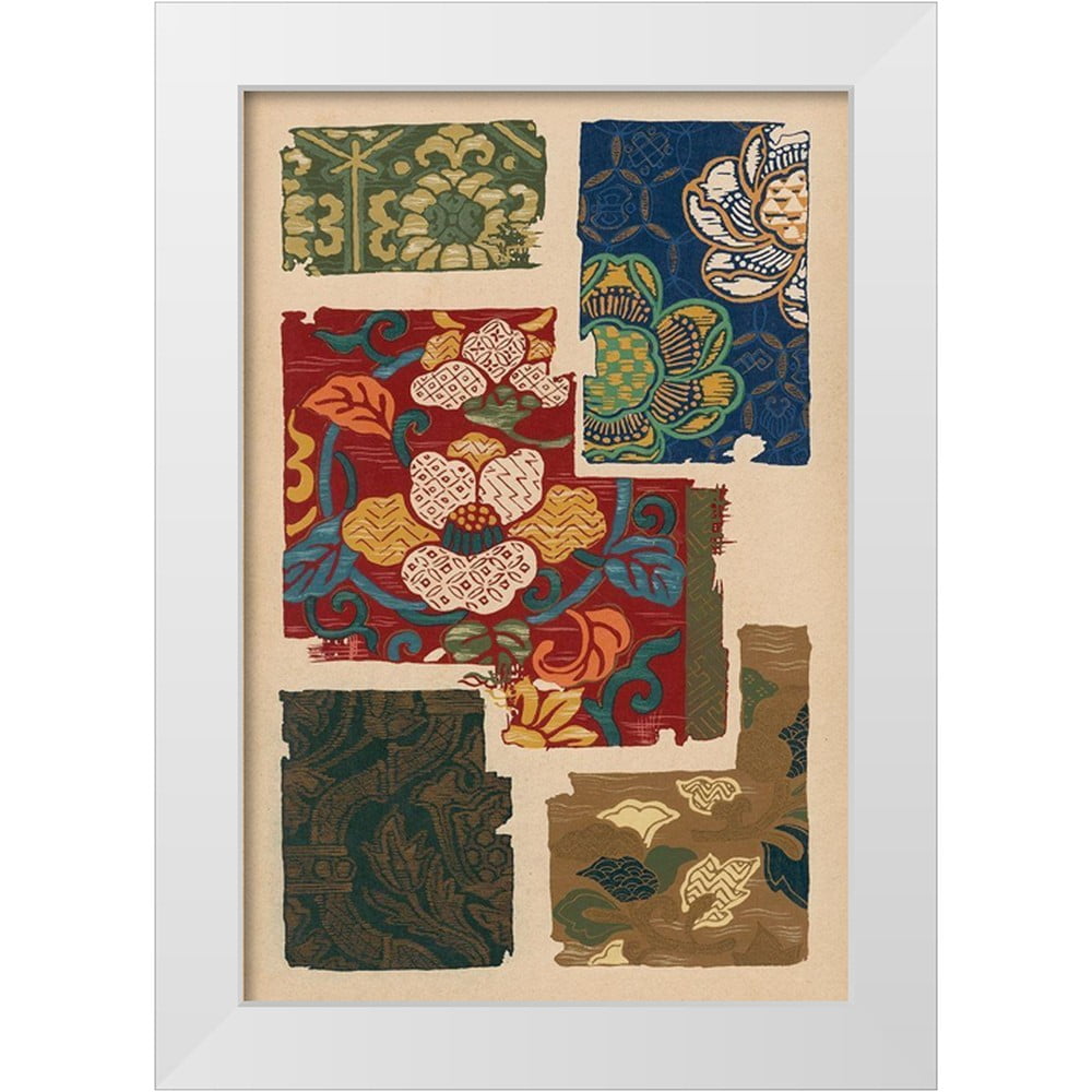 Seizan, Ema 13x18 Black Ornate Wood Framed with Double