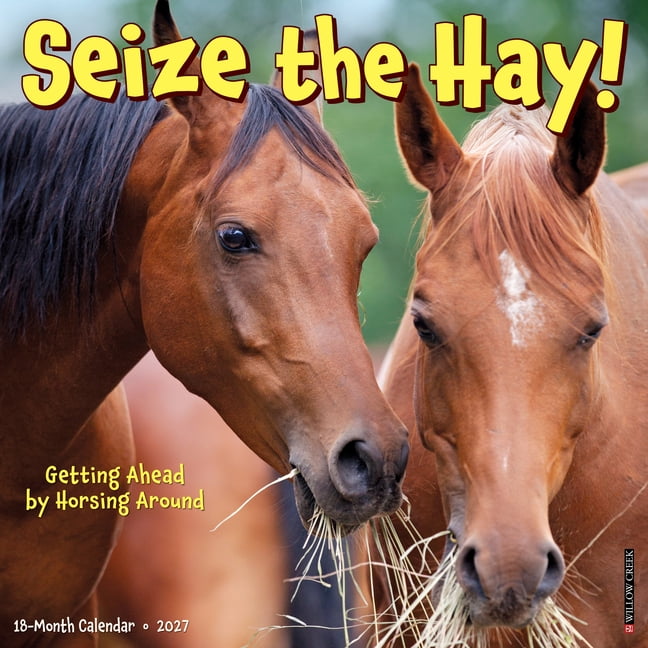Seize the Hay 2027 12 X 12 Wall Calendar, (Paperback)