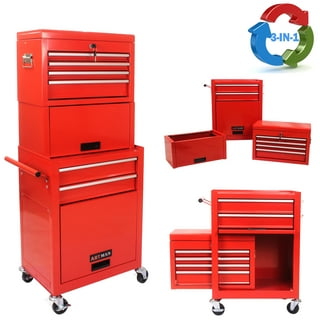 Seizeen Rolling Tool Boxes on Wheels, 5 Drawers Tool Chest Storage