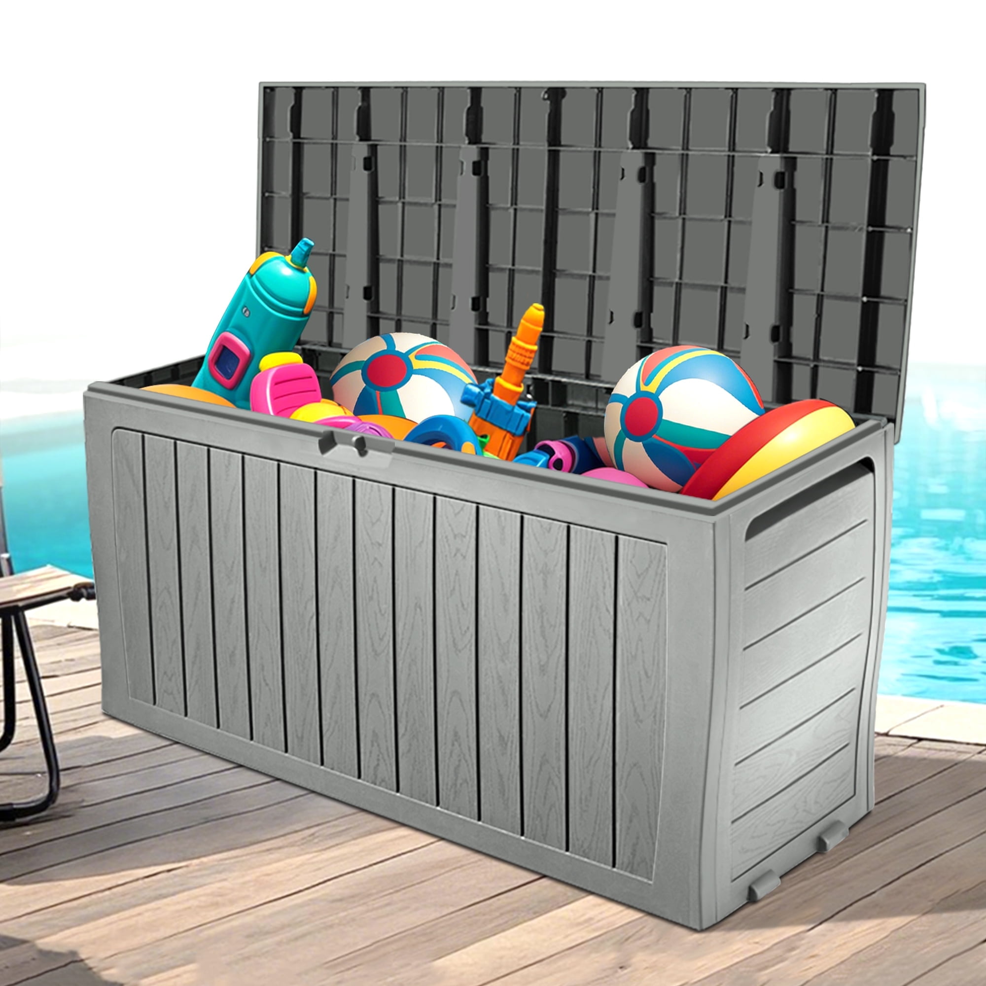 Free Shipping! Seizeen 75 Gallon Resin Deck Box on