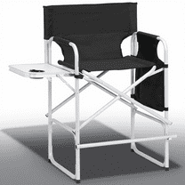 Seizeen Director Chairs for Outside, Folding Camping Chair Tall Directors Chair with Side Table and Side Bag, Heavy Duty Oversize Seat for Beach Fishing Picnic Chairs, Holds up to 300 lbs