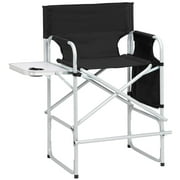 Seizeen Director Chairs for Outside, Folding Camping Chair Tall Directors Chair with Side Table and Side Bag, Heavy Duty Oversize Seat for Beach Fishing Picnic Chairs, Holds up to 300 lbs