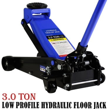 Big Red Torin 3 Ton Hydraulic Floor Jack – Single Quick Lift Piston, Red, Model T830025