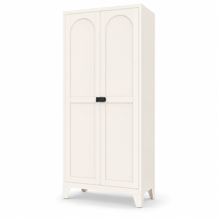 Seizeen Garage Cabinet, 71" Tall Lockable Metal Storage Cabinet, 2-Door Steel Cabinet with Adjustable Shelves for Kitchen, Bedroom, Living Room, Office and Pantry