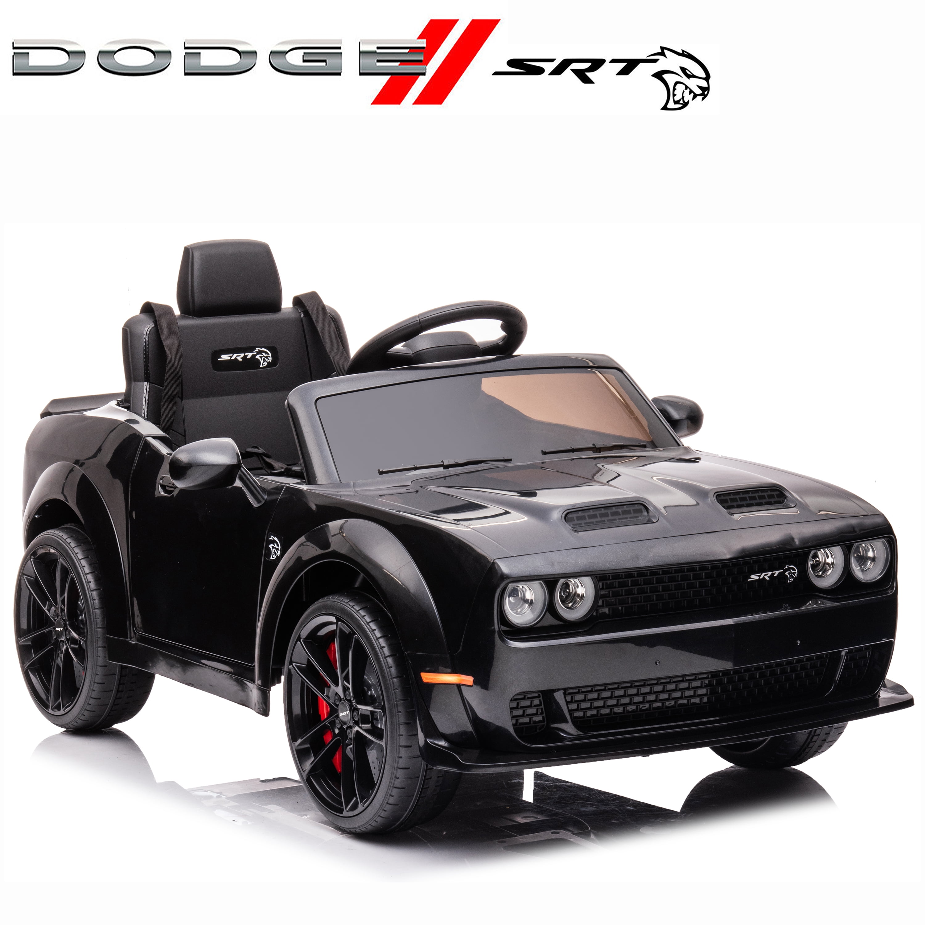 Seizeen Kids Ride On Car, Dodge Challenger Ride on Toy w/ Remote