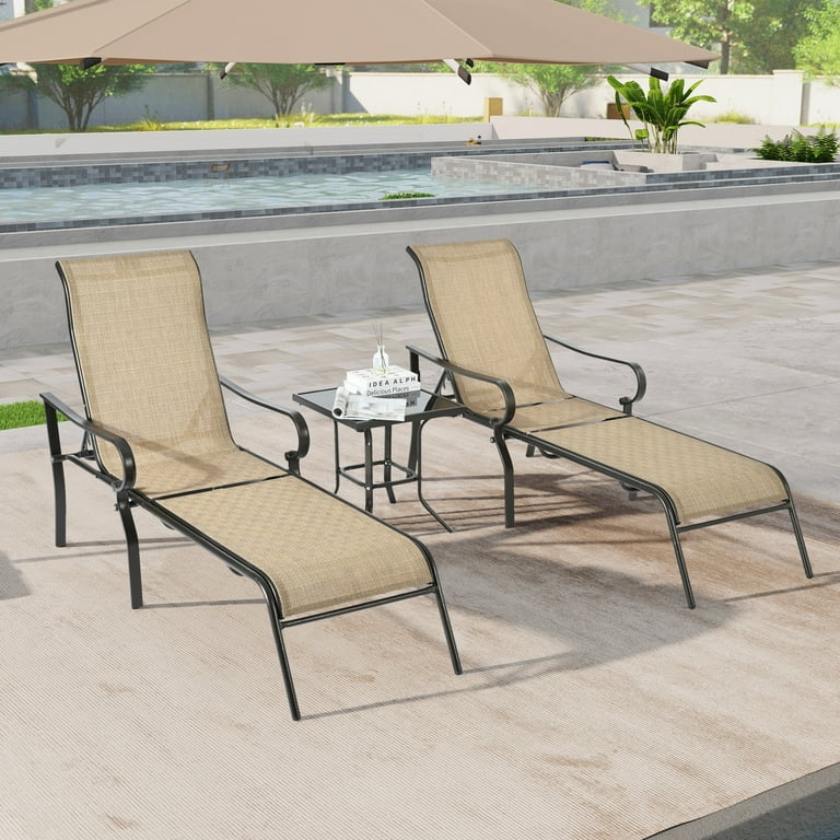 Patio furniture chaise lounge clearance discount