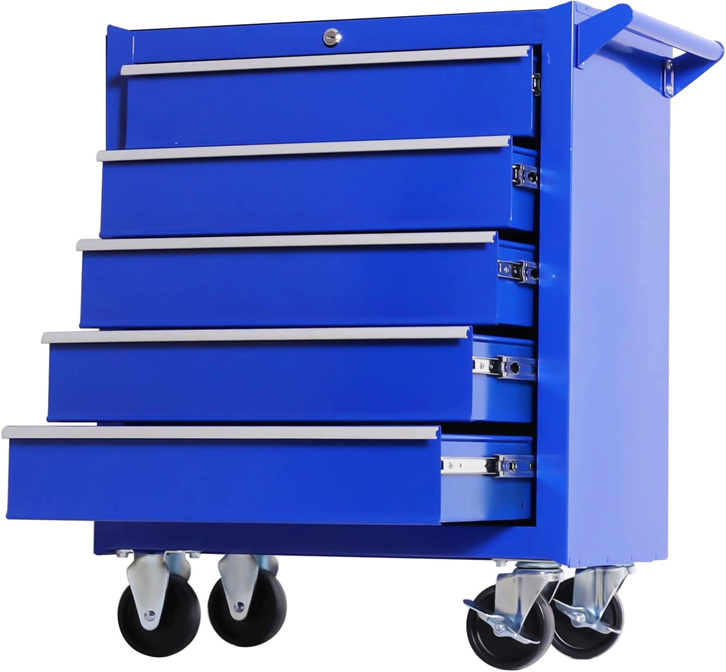 Blue tool on sale box on wheels