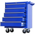 thumbnail image 1 of Seizeen Tool Box for Garage Organization, Heavy-Duty Red Tool Chest 5 Storage Drawer, Rooling Tool Cart Lockable for Repair Shop, Smooth Ball-Bearing Drawers, 1 of 7