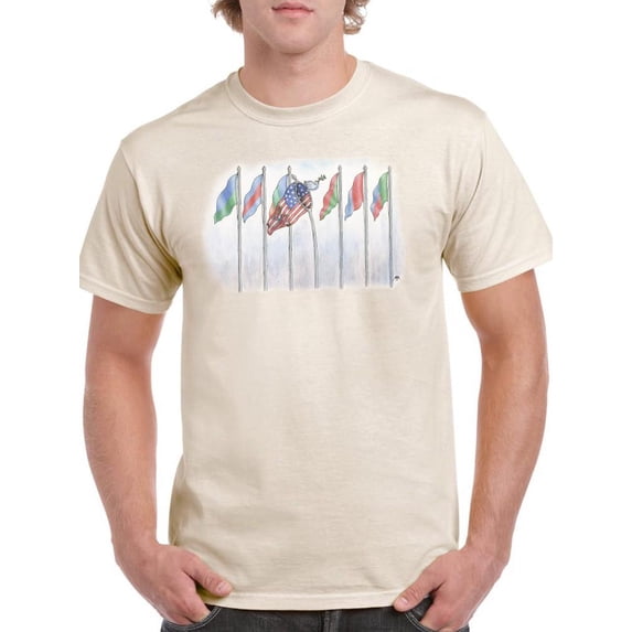 Seizing Peace T-Shirt Men -Askin Ayrancioglu Designs, Male Medium