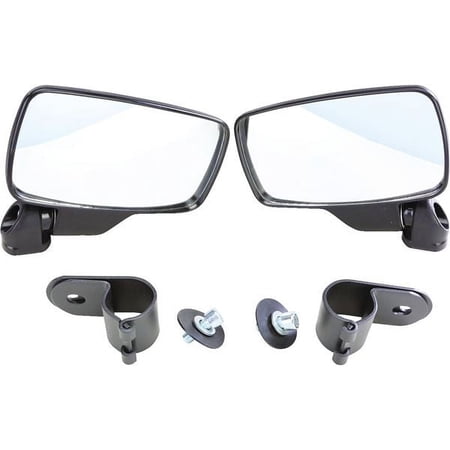 Seizmik 18082; Mirrors-Sideview Pair - Abs 2016 Fits 2" Universal
