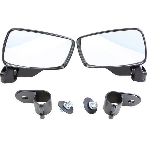 Seizmik 18082; Mirrors-Sideview Pair - Abs 2016 Fits 2" Universal