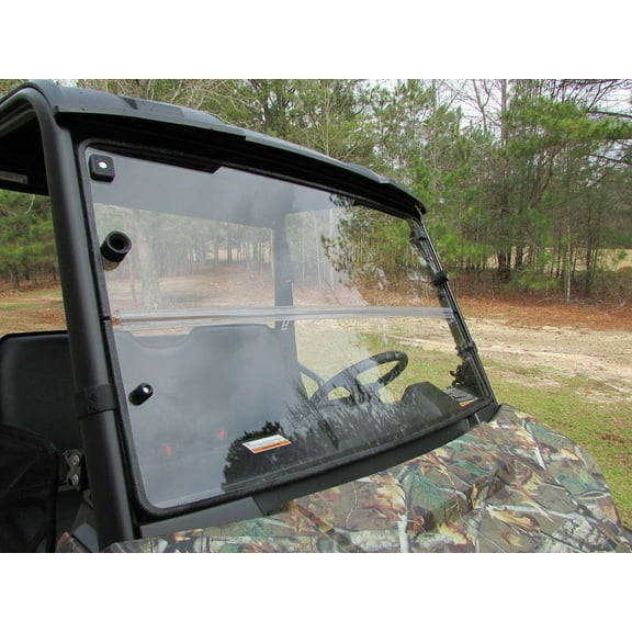 Seizmik 50-24003KIT Versa-Fold Clear Polycarbonate Windshield for UTV Polaris Mid-Size Pro-Fit Ranger