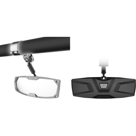 Seizmik Halo-R UTV Rear View Mirror Compatible with Can Am Maverick X3 (MAX, XRS, Turbo 64, Turbo 72, XMR) 2017-2023 UTV Models | ABS Bezel