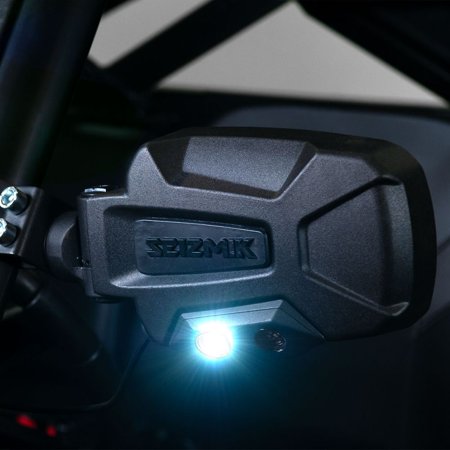 SEIZMIK 56-18088KIT Mirrors - Pursuit Night Vision - Side View - Rectangle - Black - Pro Fit/Profiled ROPS