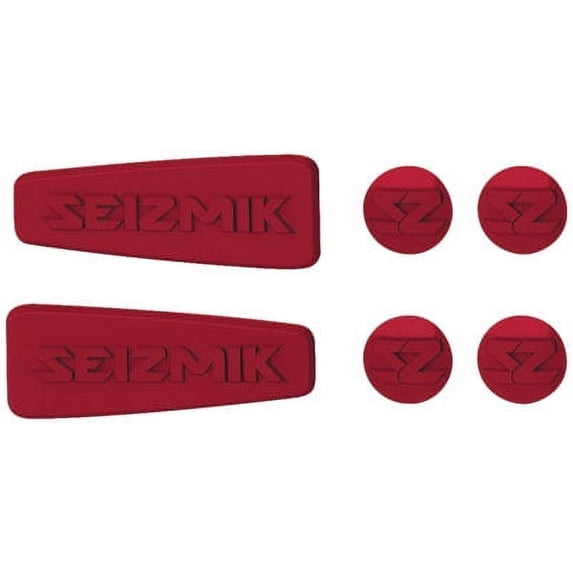 Seizmik Pursuit UTV Side View Mirrors Color Accent Kit Red for Kawasaki MULE 3010 4X4 Diesel 2003-2008