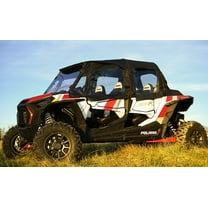 SEIZMIK 51-20990 Soft Upper Doors - Rear Windshield - Roof - Black - Polaris - RZR