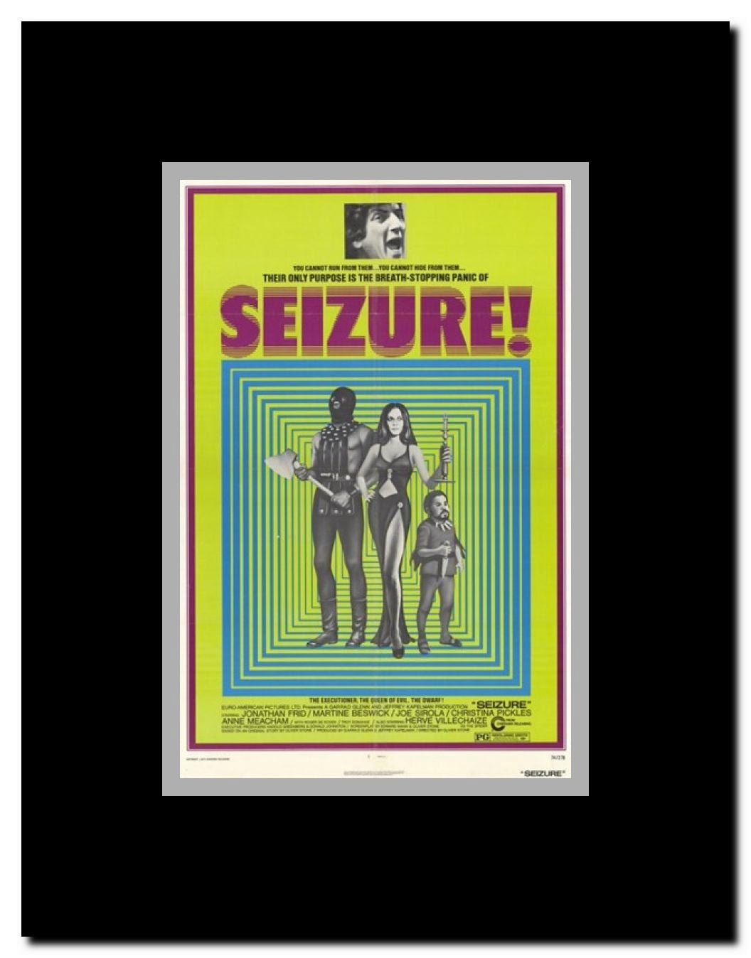 Seizure Framed Movie Poster