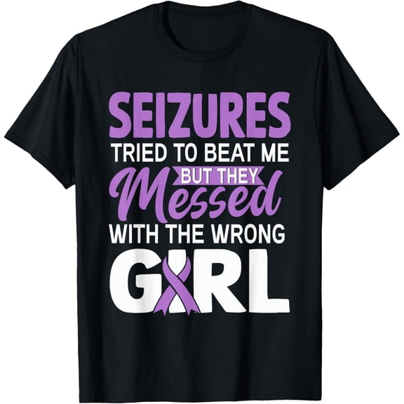 Seizures Tried To Beat Epilepsy Awareness Seizure T-Shirt