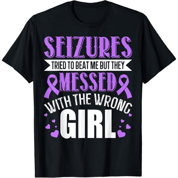 Seizures Tried To Beat Epilepsy Awareness Seizure T-Shirt