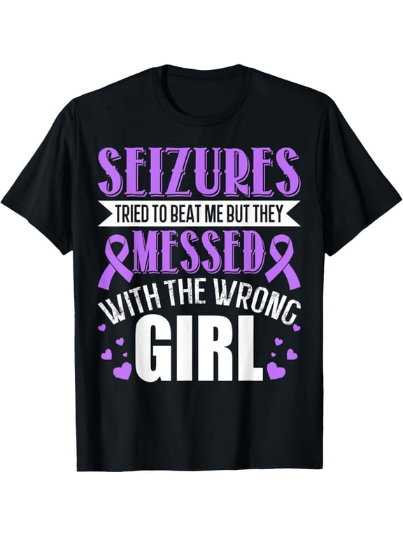Seizures Tried To Beat Epilepsy Awareness Seizure T-Shirt